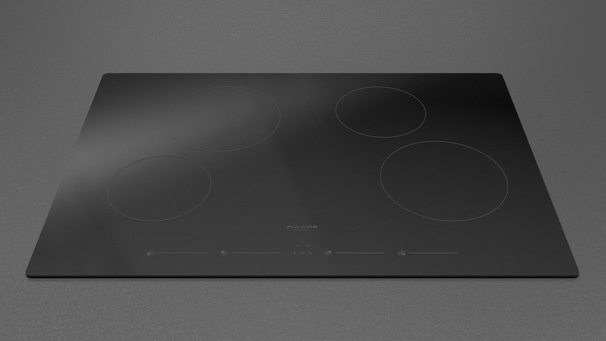 Fulgor Milano 30" Black Glass Induction Cooktop F4IT30B2