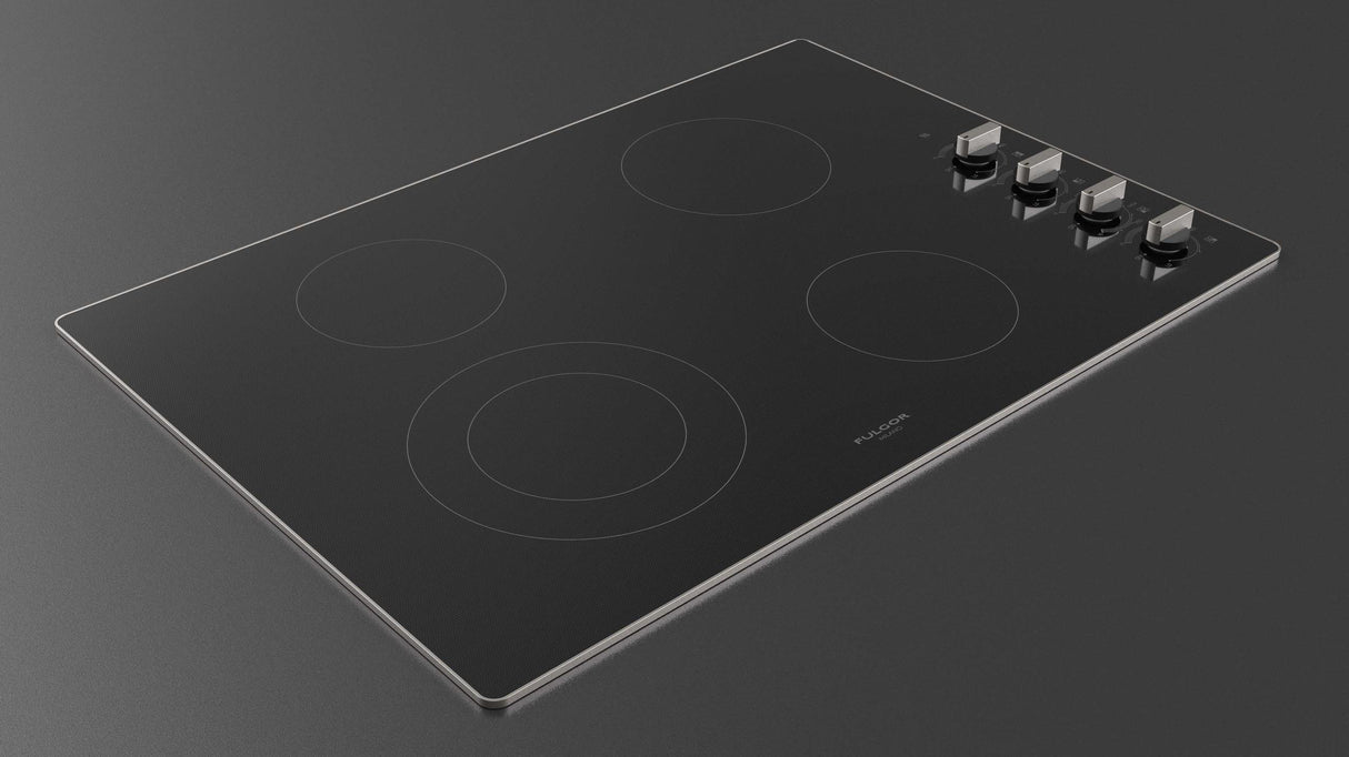 Fulgor Milano 30” Built-In Radiant Cooktop with Knobs Electric Cooktop