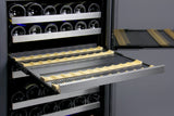 Allavino 24” Wide FlexCount II Tru-Vino 177 Bottle Single Zone Stainless Steel Right Hinge Wine Refrigerator