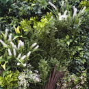 Designer Plants USA Garden of Eden 40"x40" Metal-Backed UV Fire-Resistant Green Wall