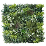 Designer Plants USA Garden of Eden 40"x40" Metal-Backed UV Fire-Resistant Green Wall