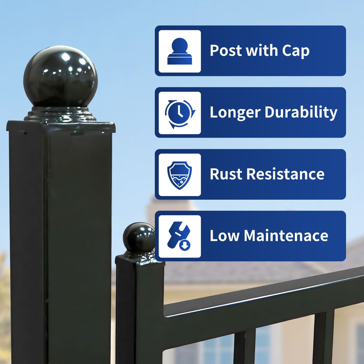 Chery Industrial 20 ft Steel Farm Metal Driveway Gate