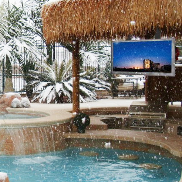 MirageVision Emerald Outdoor TV — Full-Sun 4K Weatherproof Smart TV IP55