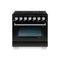 Hallman Bold Series 30" Gas Freestanding Range with Chrome Trim