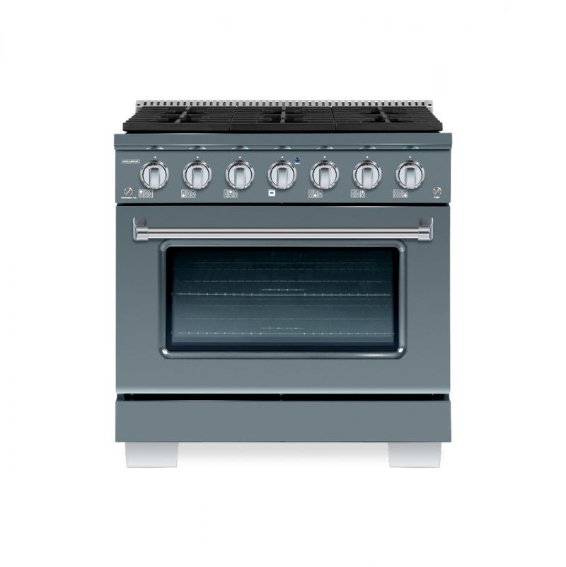 Hallman Bold Series 30" Gas Freestanding Range with Chrome Trim