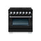 Hallman Bold Series 30" Gas Freestanding Range with Chrome Trim