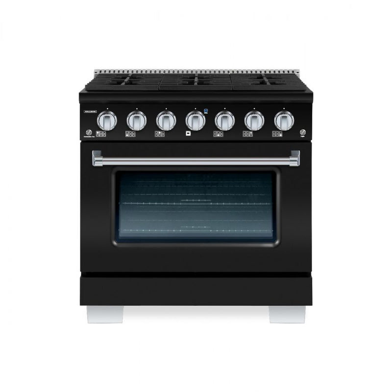 Hallman Bold Series 30" Gas Freestanding Range with Chrome Trim