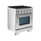 Hallman Bold Series 30" Gas Freestanding Range with Chrome Trim