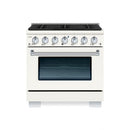 Hallman Bold Series 36" Gas Freestanding Range with Chrome Trim