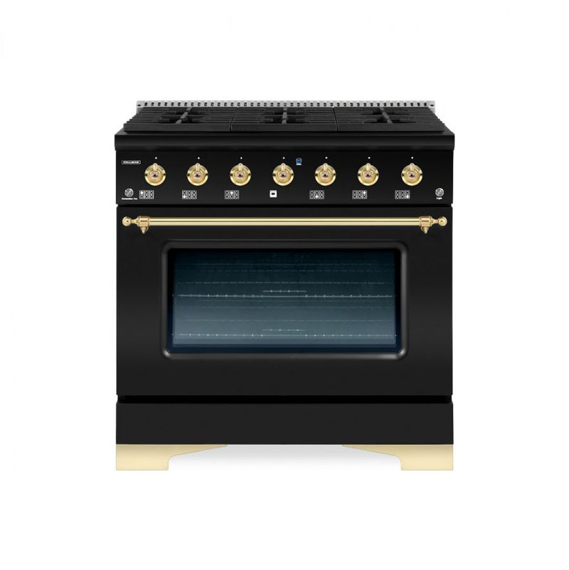 Hallman Classico Series 30" Gas Freestanding Range with Brass Trim