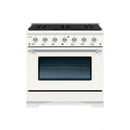 Hallman Classico Series 30" Dual Fuel Freestanding Range w/Chrome Trim