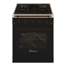 Hallman Classico Series 30" Gas Freestanding Range with Bronze Trim