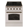 Hallman Classico Series 30" Gas Freestanding Range with Bronze Trim