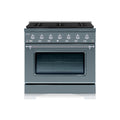 Hallman Classico Series 30" Gas Freestanding Range with Chrome Trim