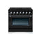 Hallman Classico Series 30" Gas Freestanding Range with Chrome Trim