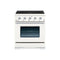 Hallman Classico Series 30" Gas Freestanding Range with Chrome Trim