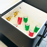 MirageVision 32″ Outdoor TV + Lift Cooler Combo