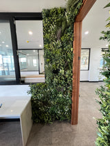 Designer Plants USA Garden of Eden 40"x40" Metal-Backed UV Fire-Resistant Green Wall