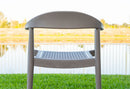 Rainbow Outdoor Kennedy Set of 2 Stackable Armchair-Cappuccino
