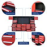 Chery Industrial 10ft Workbench Cabinet (40 Drawers, 2 Cabinets & 1 Pegboard)