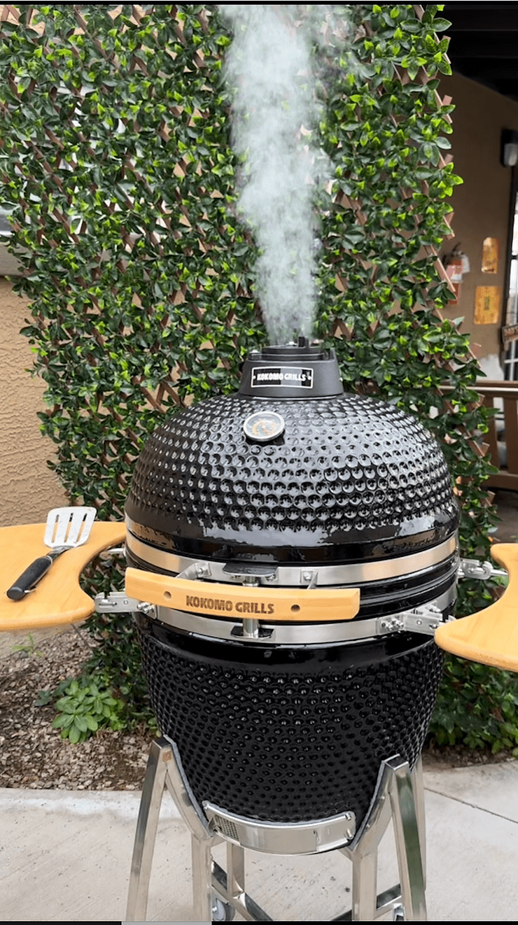 KoKoMo Grills Pizza Stone Kamado Oven Insert - Thumbnail 5