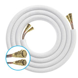 MRCOOL 25 Ft. Pre-Charged Quick Connect Line Set, 1/4" x 1/2", for DIY 5th Gen EasyPro 9K, 12K, & 18K Indoor Mini Split System