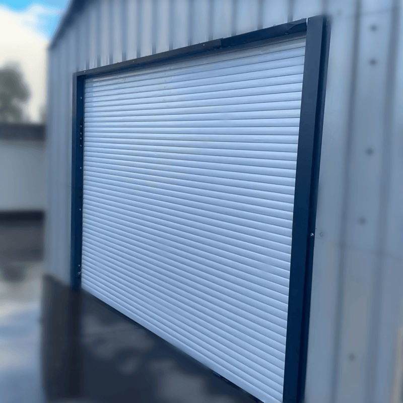 Chery Industrial Motorized Roll-Up Door Kit for Double Garage Metal Shed