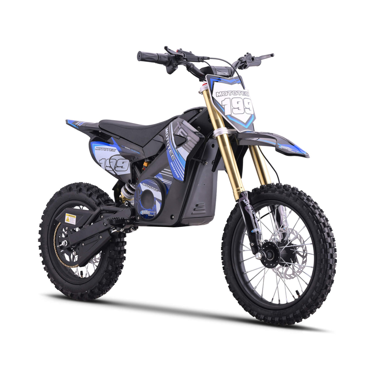 MotoTec 48V 1800W Pro High-Performance Electric Dirt Bike