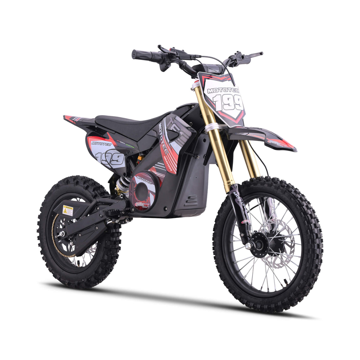 MotoTec 48V 1800W Pro High-Performance Electric Dirt Bike