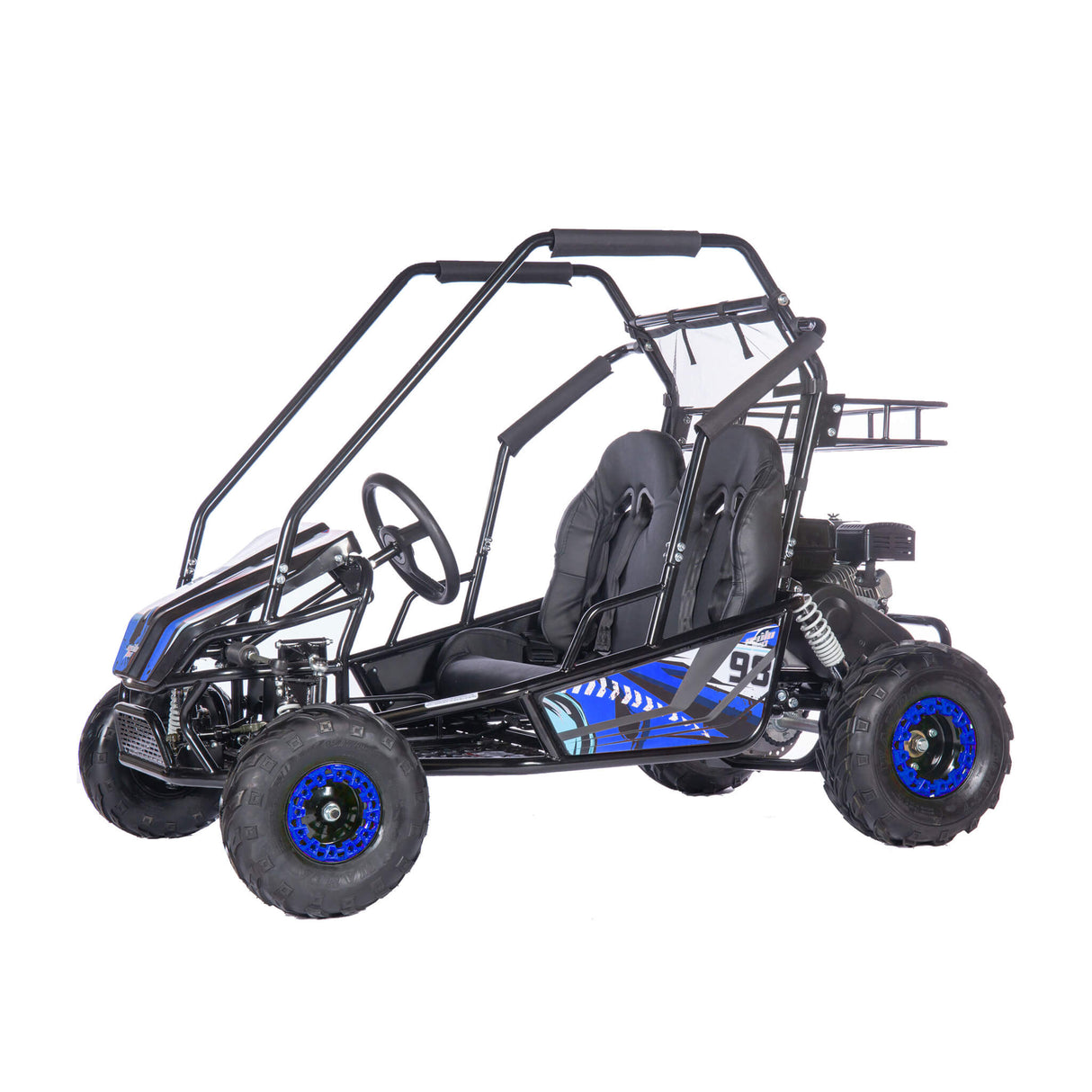 MotoTec Mud XL 212CC 2-Seat Go Kart With Full Suspension