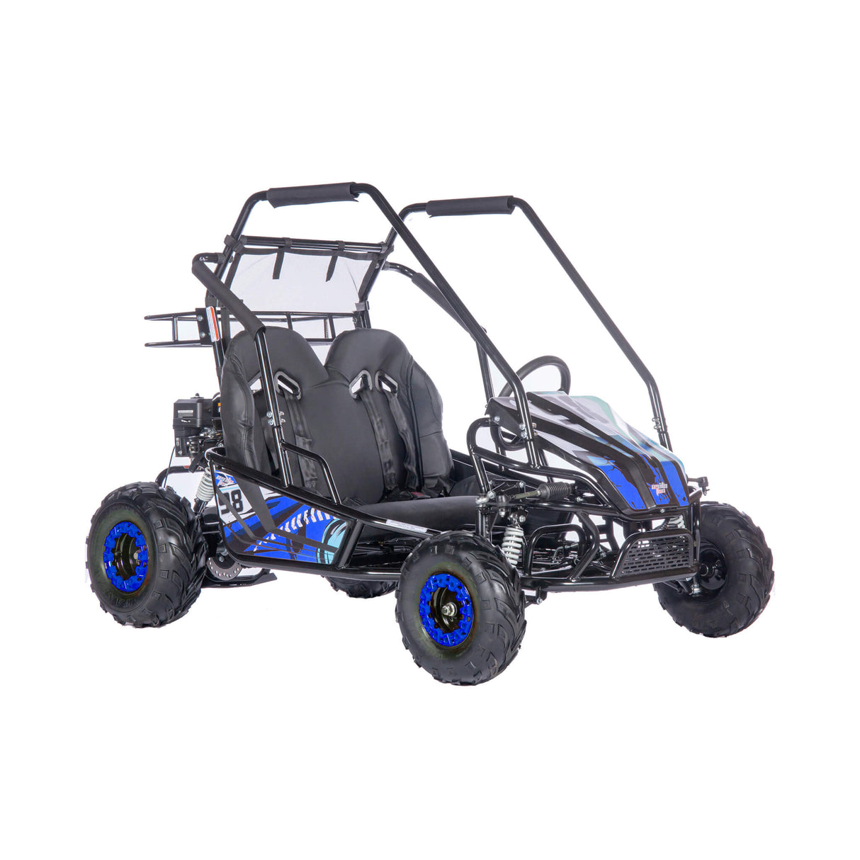 MotoTec Mud XL 212CC 2-Seat Go Kart With Full Suspension