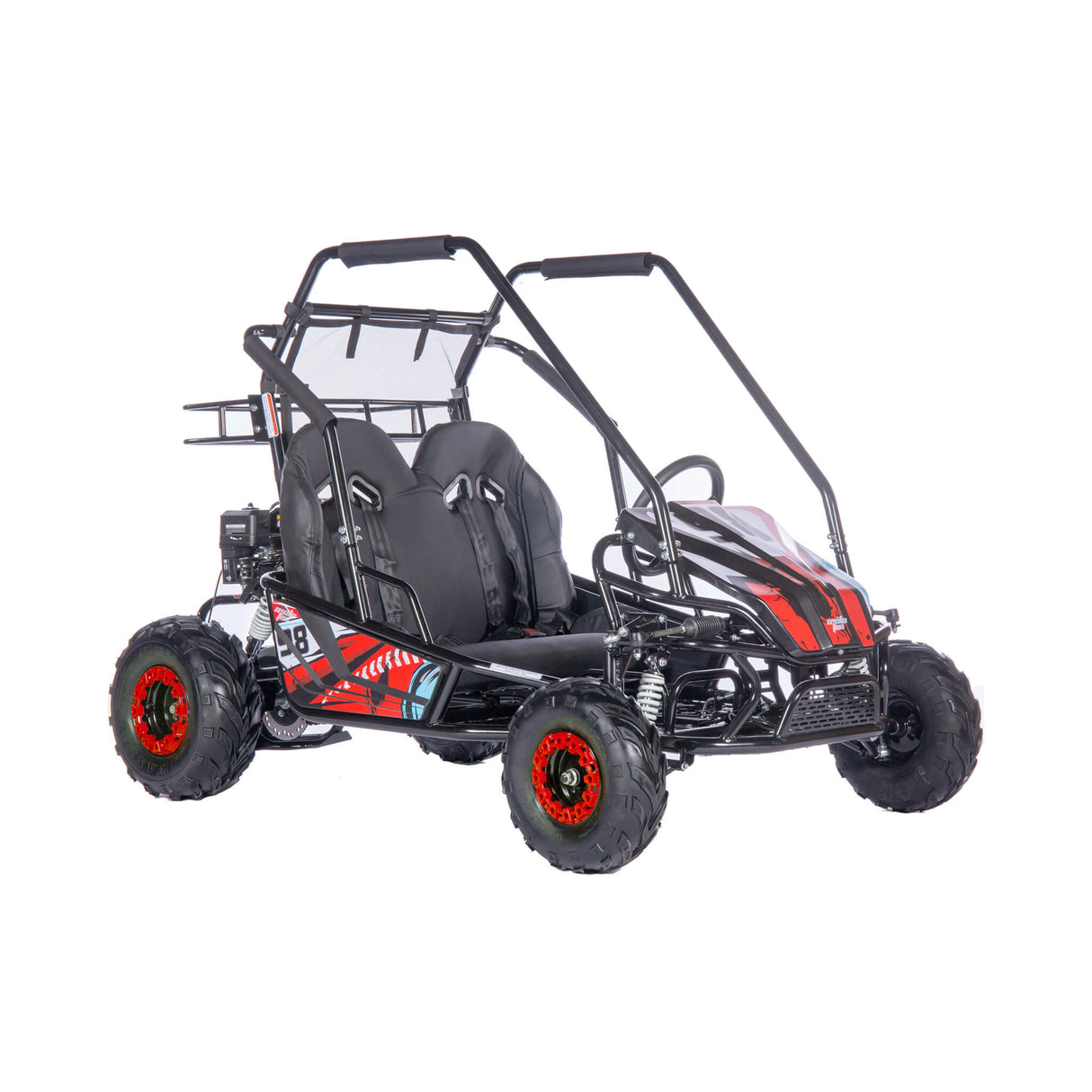 MotoTec Mud XL 212CC 2-Seat Go Kart With Full Suspension