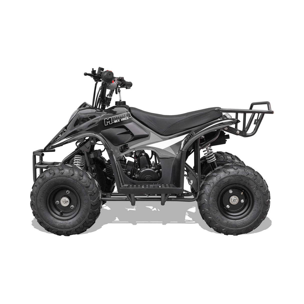 MotoTec Rex 110CC 4-Stroke Mini Kids 4 Wheeler Gas ATV Quad