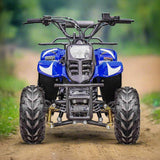 MotoTec Rex 110CC 4-Stroke Mini Kids 4 Wheeler Gas ATV Quad