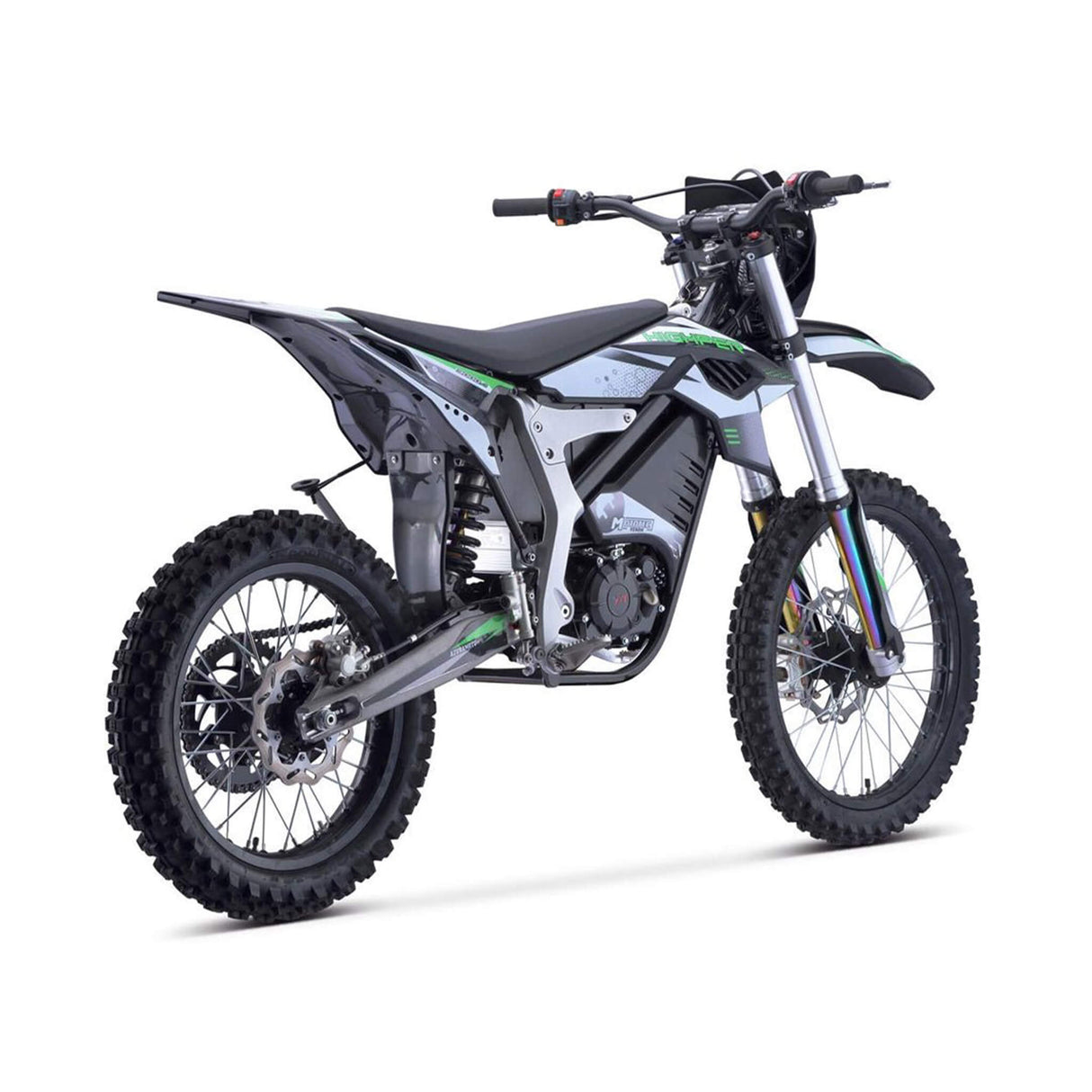 MotoTec Venom High-Performance 72V/12000W Electric Dirt Bike, White