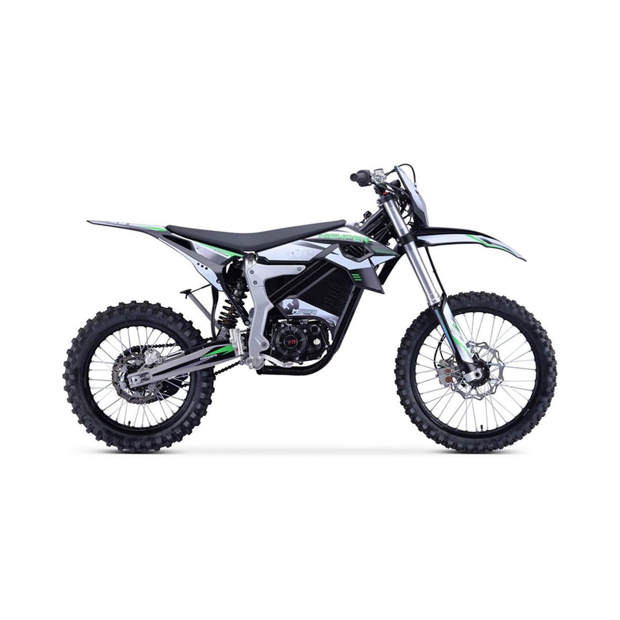 MotoTec Venom High-Performance 72V/12000W Electric Dirt Bike, White