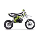 MotoTec X3 125CC 4-Stroke Green Gas-Powered Dirt Bike