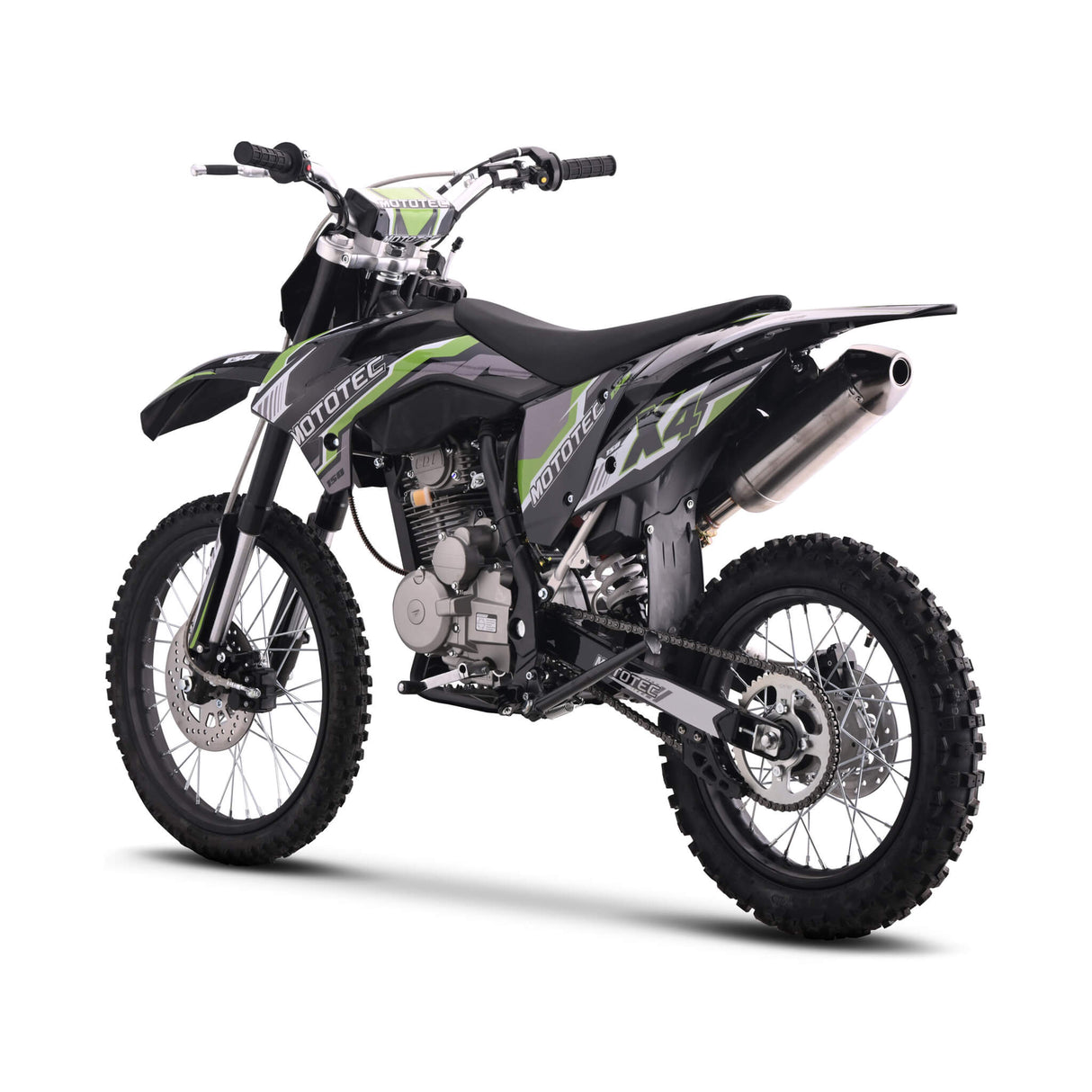MotoTec X4 150CC 4-Stroke High-Performance Gas-Powered Dirt Bike