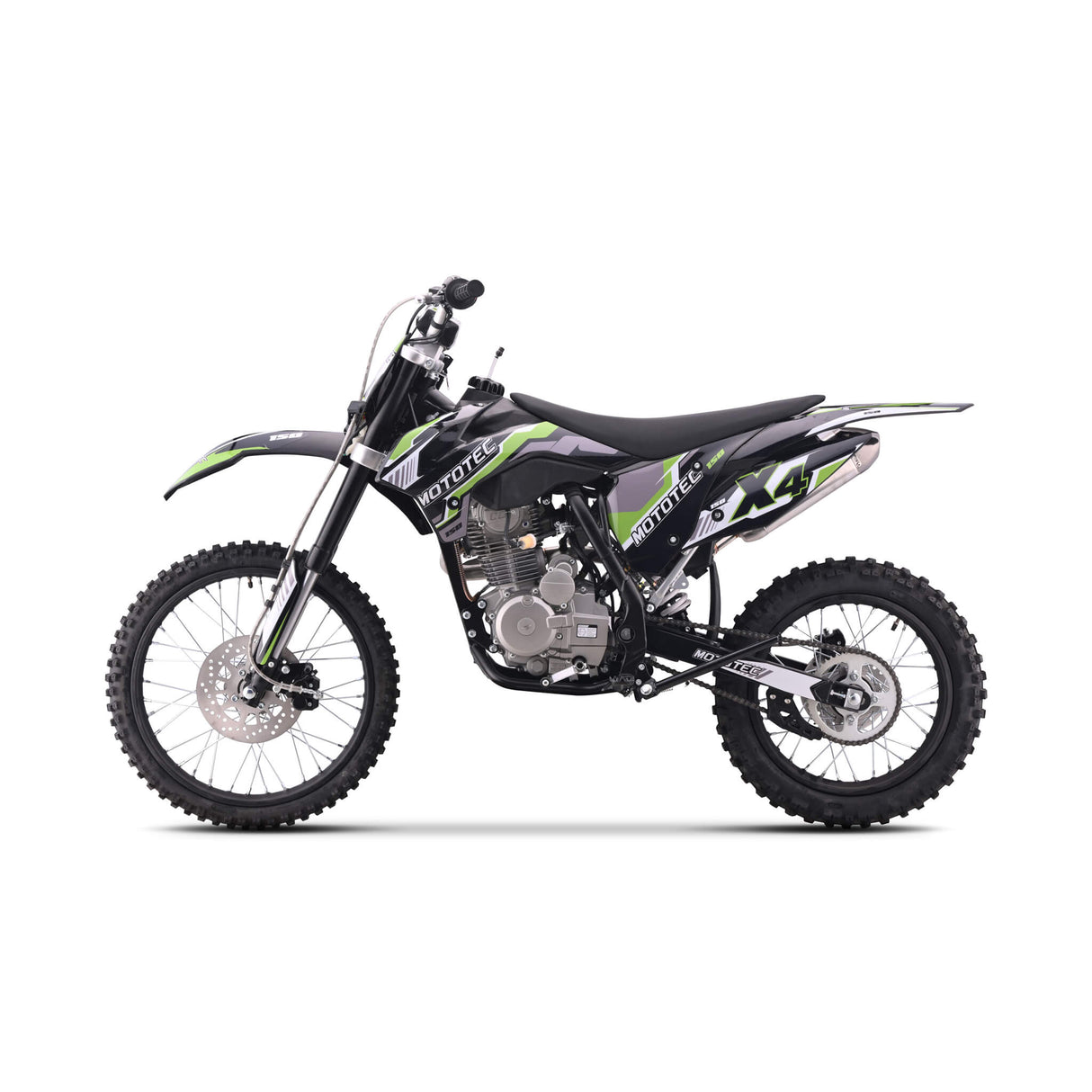 MotoTec X4 150CC 4-Stroke High-Performance Gas-Powered Dirt Bike
