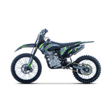 MotoTec X5 250CC 4-Stroke High-Performance Off-Road Gas Dirt Bike, Black