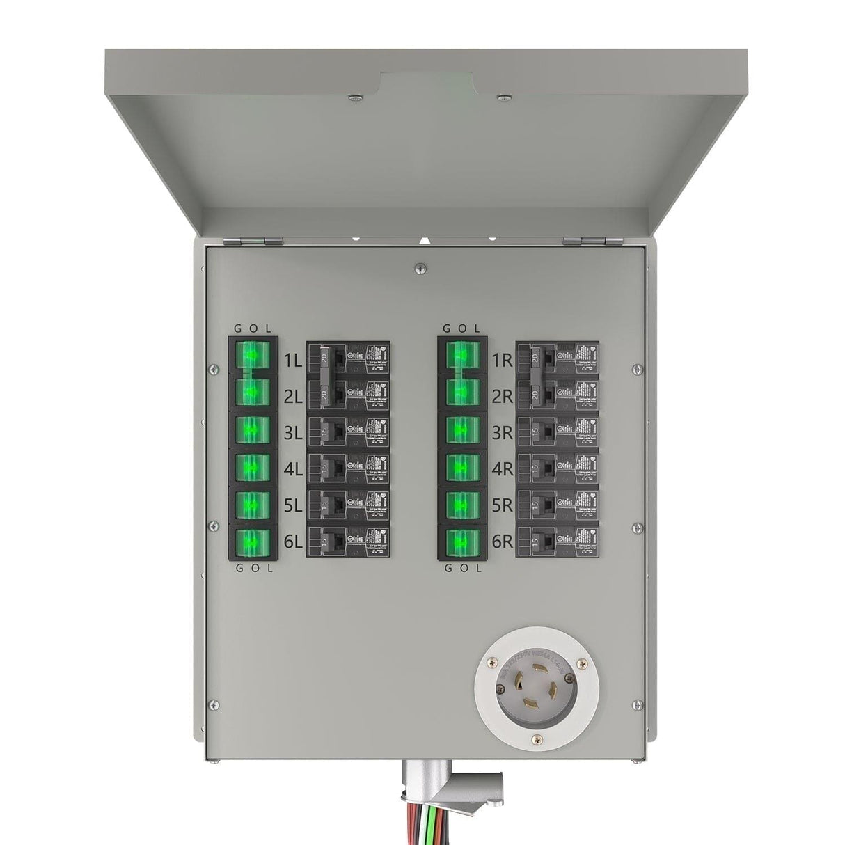 Nature's Generator 12-Circuit 120/240V 30A Non-Automatic Power Transfer Switch