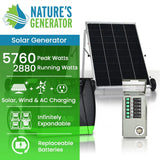 Nature's Generator Elite Gold - PE System 3600W Solar Generator
