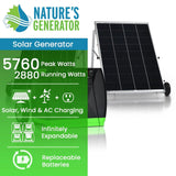 Nature's Generator Elite - Gold System 3600W Solar Generator