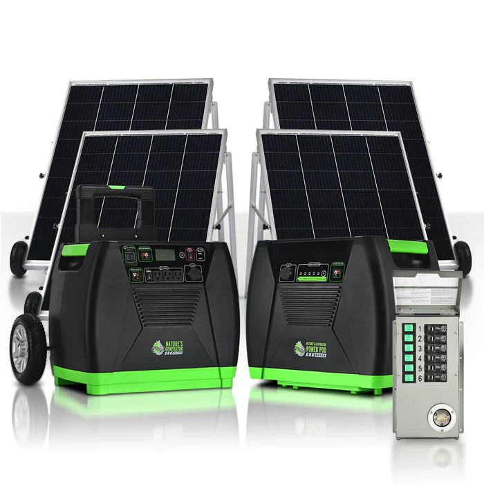 Nature's Generator Elite Platinum - PE System 3600W Solar Generator