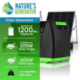 Nature's Generator Elite Power Add On Bundle – Solar Generator Kit