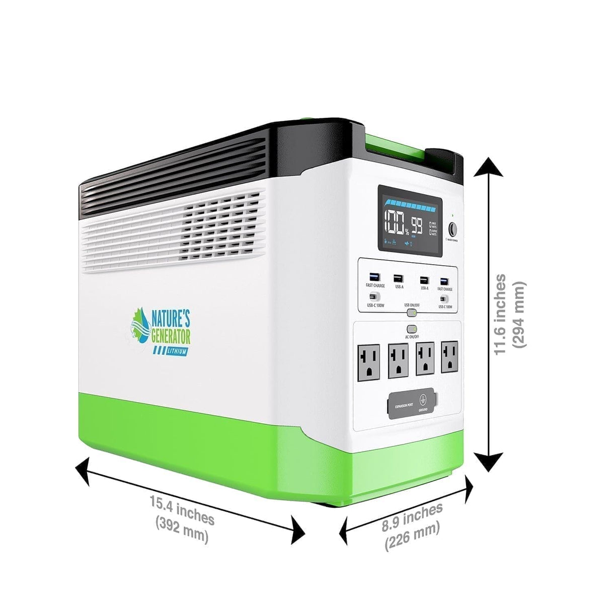 Nature's Generator Lithium 1800 Power Station