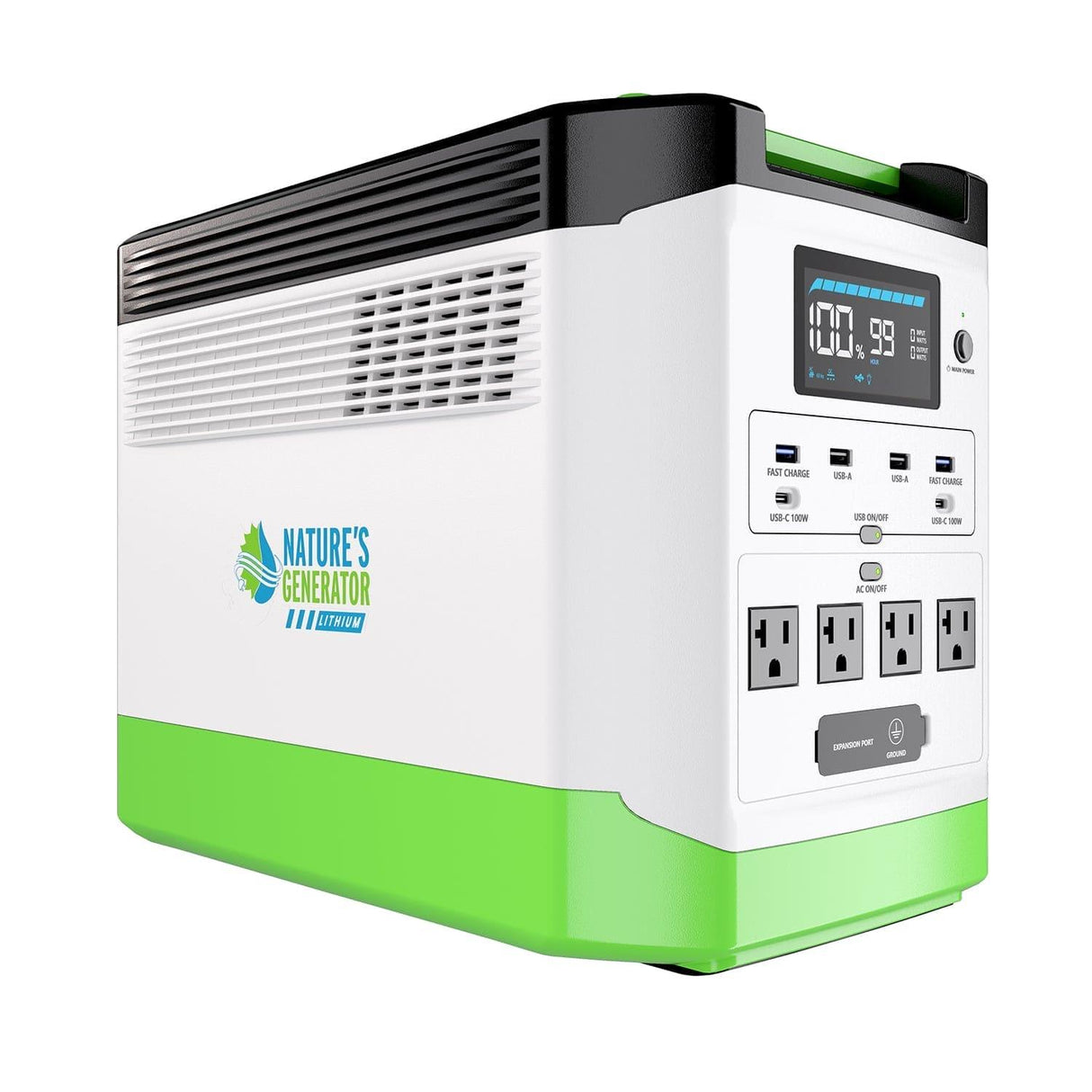 Nature's Generator Lithium 1800 Solar and Wind Generator