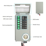Nature’s Generator Powerhouse with Solar Panel and Transfer Switch