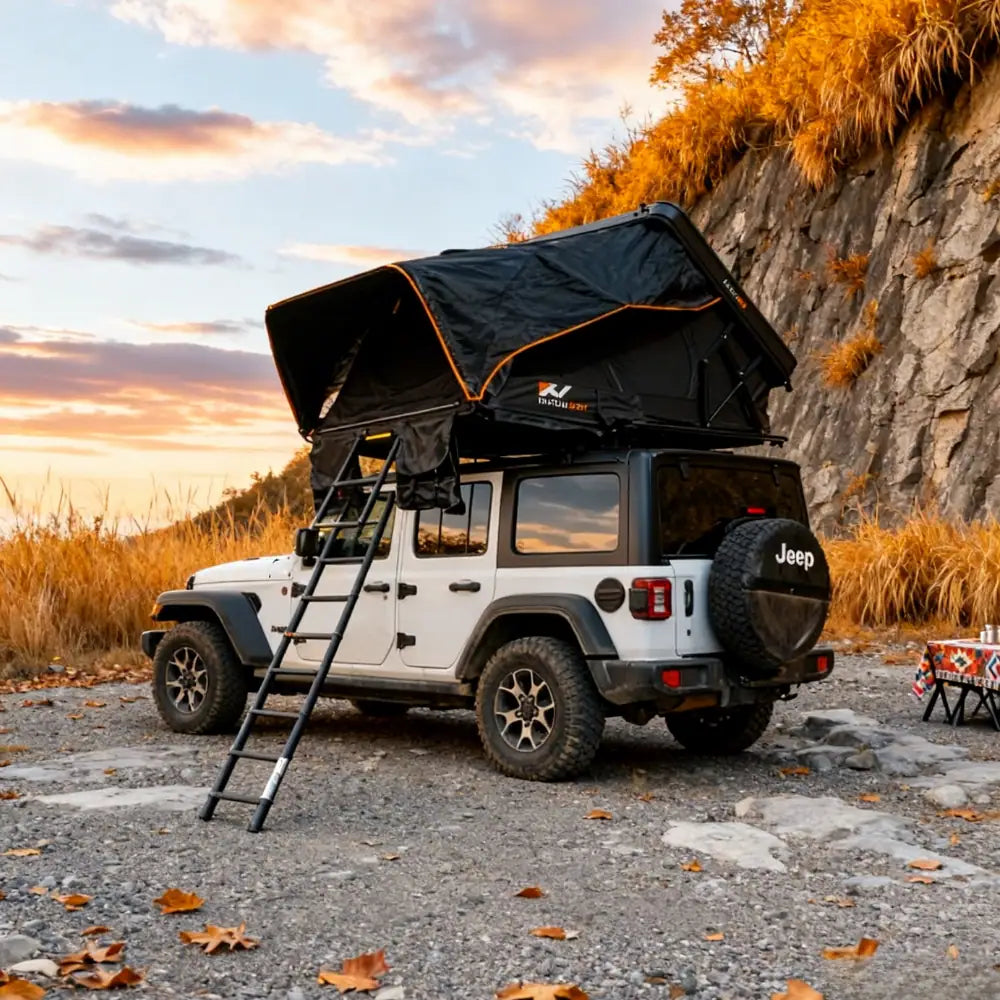 Naturnest Sirius 2 Plus XL Aluminum Clamshell Roof Top Tent