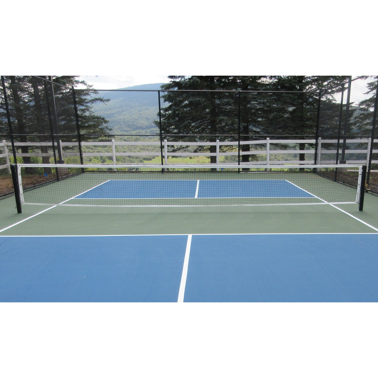 Gared Outdoor In-Ground Pickleball System Heavy-Duty Steel with Regulation Net PKLBIGB